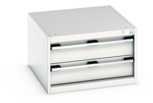 Bott Suspended Cabinets For all Framework Benches Bott Cubio 2 Drawer Cabinet 650Wx750Dx400mmH
